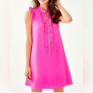 Lilly Pulitzer Adalee Shift Dress - Pink Palms
